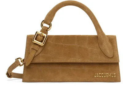 Jacquemus Tan La Croisière 'the Long Chiquito With Buckle' Bag In Brown