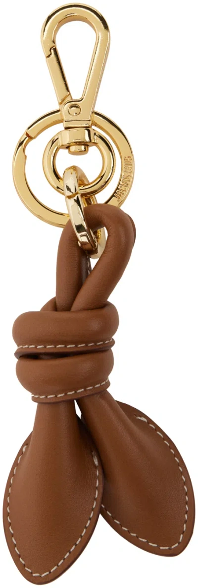 Jacquemus Tan Les Classiques 'le Porte Cles Tournis' Keychain