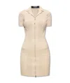 Jacquemus Tangelo Mini Tennis Dress In Nude