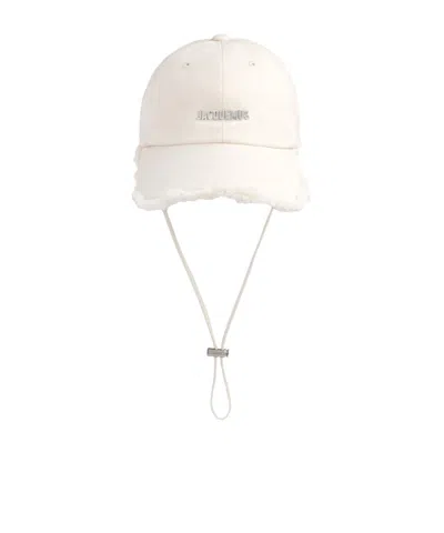 Jacquemus Tassel Baseball Cap In White