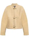 Jacquemus Telo Cropped Jacket In Nude