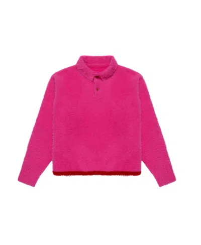 Jacquemus Terry-effect Sweater In Pink