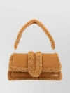 JACQUEMUS TEXTURED FOLD-OVER BAG WITH CHAIN STRAP