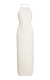 Jacquemus The Agave Cotton-blend Dress In Neutral