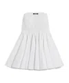 Jacquemus Flared High-waisted Midi Skirt With Distinctive Metal Loop In White