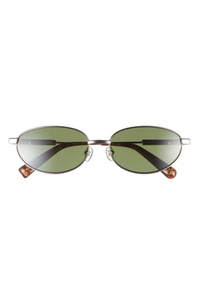 Jacquemus The Alba Aviator Sunglasses In Black