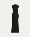 Jacquemus The Alba Maxi Dress In Black