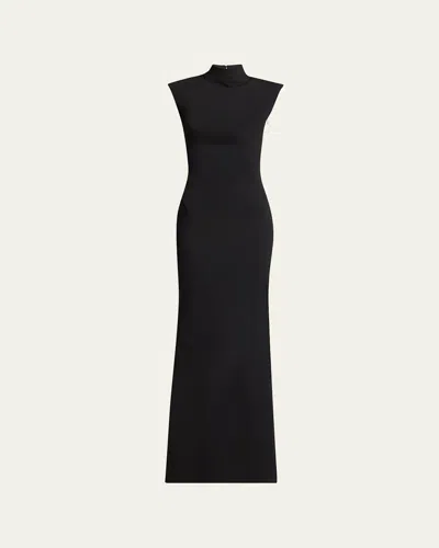 Jacquemus The Alba Maxi Dress In Black