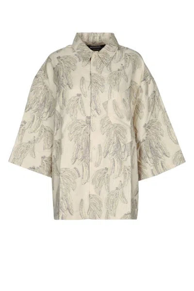 Jacquemus Women La Chemise Aloe In Neutral