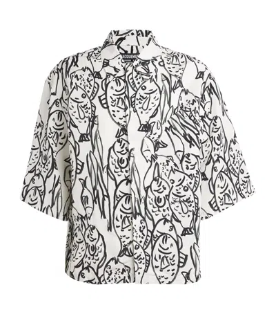 Jacquemus Men La Chemise Aloe Shirt In White