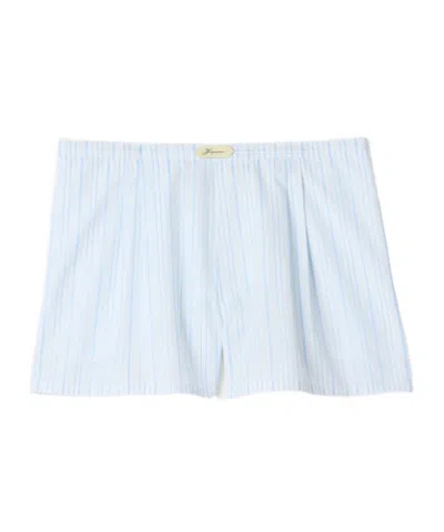 Jacquemus The Amelo Shorts In Blue