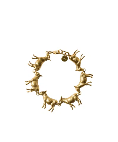 Jacquemus The Anes Bracelet In Brown