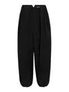 Jacquemus Black The Melao Trousers In Negro