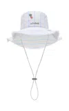 Jacquemus The Artichaut Bob Striped Jacquard Cotton Hat In Multi