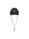Jacquemus The Artichaut Cap In Black