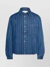 Jacquemus Men Le Chemise Boulanger Shirt In Blue