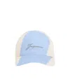 Jacquemus Baluchon Logo-embroidered Baseball Cap In Orange