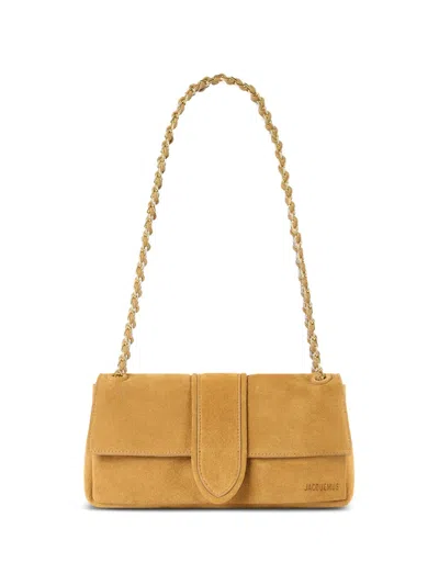 Jacquemus The Bambino Chaîne In Suede In Brown
