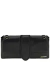 Jacquemus Le Bambino Chaine Nappa Leather Shoulder Bag In Black