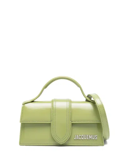 Pre-owned Jacquemus The Bambino Leather Bag In Green
