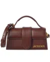 Jacquemus The Bambino Leather Shoulder Bag In Brown