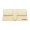 Jacquemus Neutral Le Bambino Long Leather Shoulder Bag In Beige