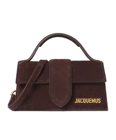 Jacquemus The Bambino Mini Flap Bag In Brown