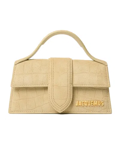 Jacquemus The Bambino Small Flap Bag In Neutral
