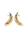 Jacquemus Les Boucles Bananes Earrings In Gold