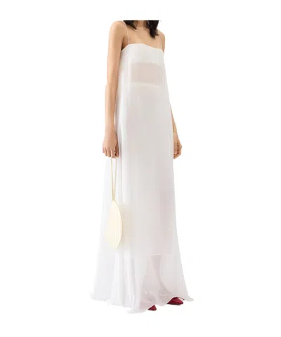 Jacquemus The Bandeau Dress In White