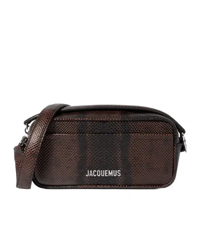 Jacquemus The Baneto Shoulder Bag In Brown