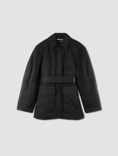 Jacquemus Le Blouson Bari In Nero