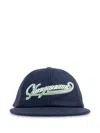 Jacquemus Logo Patch Baseball Cap In Wool-blend In Blue