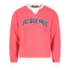 Jacquemus Baseball Sweatshirt In Multi-red