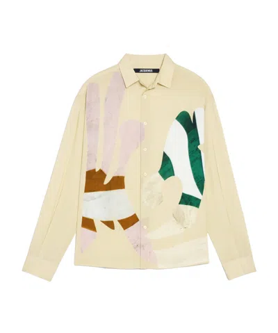 Jacquemus The Bathers Long-sleeve Shirt In Nude
