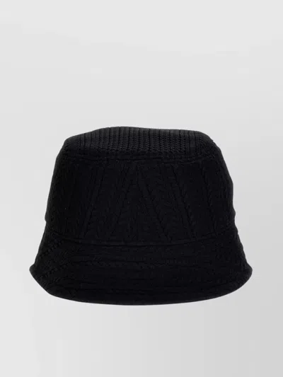 Jacquemus 'the Belo Knitted Bucket Hat' In Black