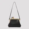 Jacquemus Le Berlingot Black Crossbody Bag With Removable Strap In Leather For Women In Black