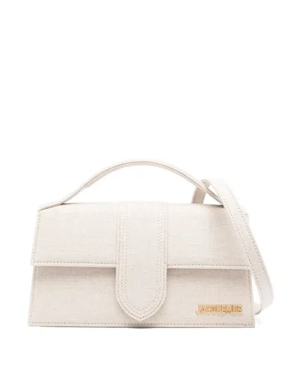 Jacquemus The Big Bambino Flap-top Tote Bag In Neutral