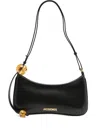 Jacquemus Women Black Top Zip Fastening Adjustable Shoulder Strap Internal Patch Pocket Contrast