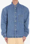 Jacquemus The Boulanger Puffed Denim Overshirt In Blue