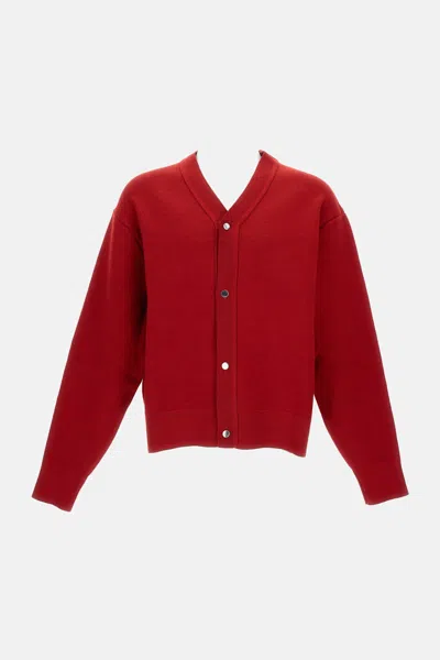 Jacquemus The Button-up Cardigan In Red