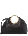 Jacquemus Le Calino Leather Tote Bag In Black