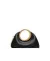 Jacquemus Small Calino Leather Top Handle Bag In Black