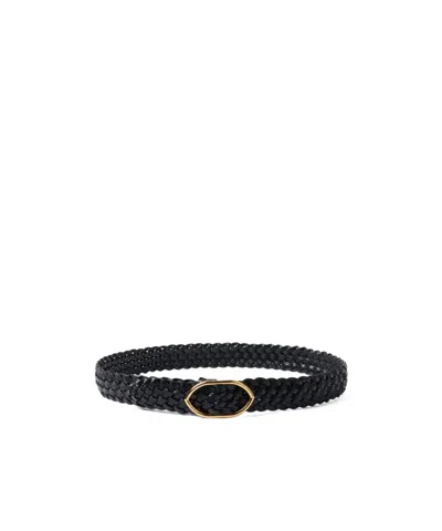 Jacquemus The Calisson Belt In Black