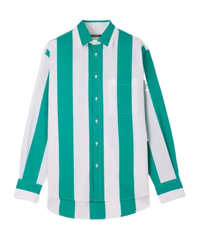 Jacquemus The Camargue Striped Long-sleeve Shirt In Multi