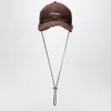 Jacquemus The Cap Artichoke Brown In Cotton Men In Brown