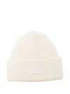 Jacquemus Women The Grosgrain Beanie In White