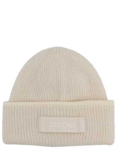 Jacquemus The Cap In Grossgrain In White