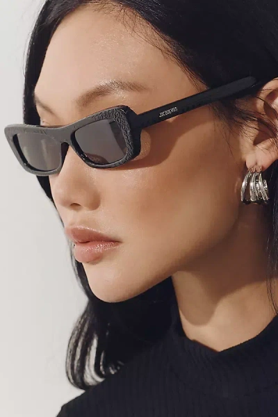 Jacquemus The Capri Cat-eye Sunglasses In Black