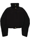 Jacquemus La Doudoune Courte Caraco Down Jacket In Black